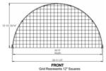 26'Wx36'Lx12'H canvas quonset building